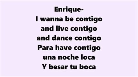 Enrique Iglesias Bailando Lyrics English Version Ft Sean Paul
