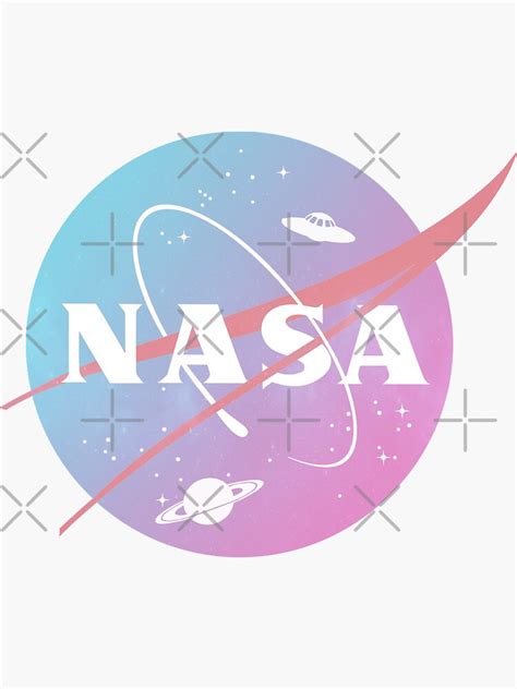 Nasa Space Aesthetic Sticker For Sale By Controlzee Redbubble
