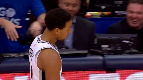 Bryn Forbes Banks In A 3 Over Dirk To End The Half And Put A Smile On