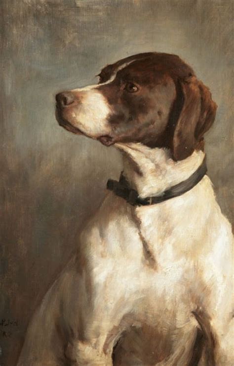 English Pointer By George Percy 1882 Dog Art Animal Paintings Dog