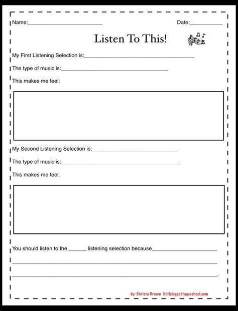Listening Worksheets With Audio