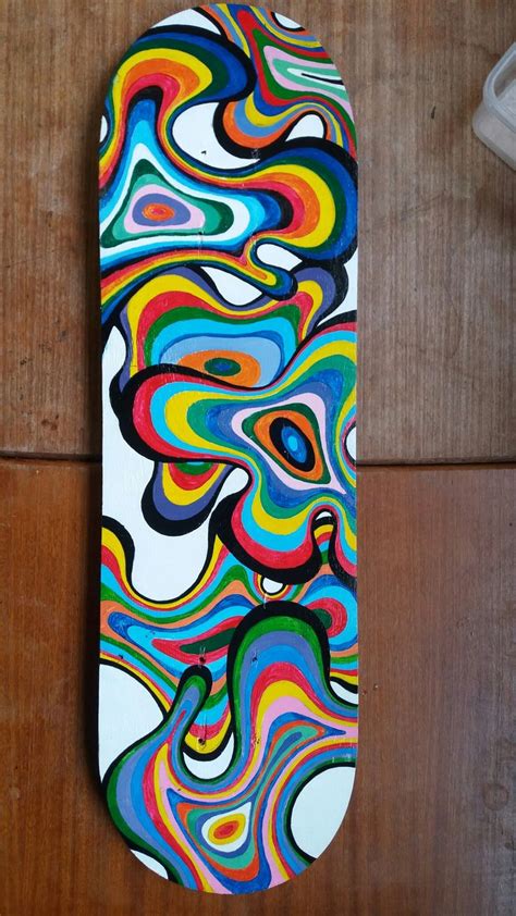 Pin on Interesting Boards - Longboards / Skateboards Acrylic painting tutorial, paint with me, painting for beginners, art, how to paint, painting ideas.