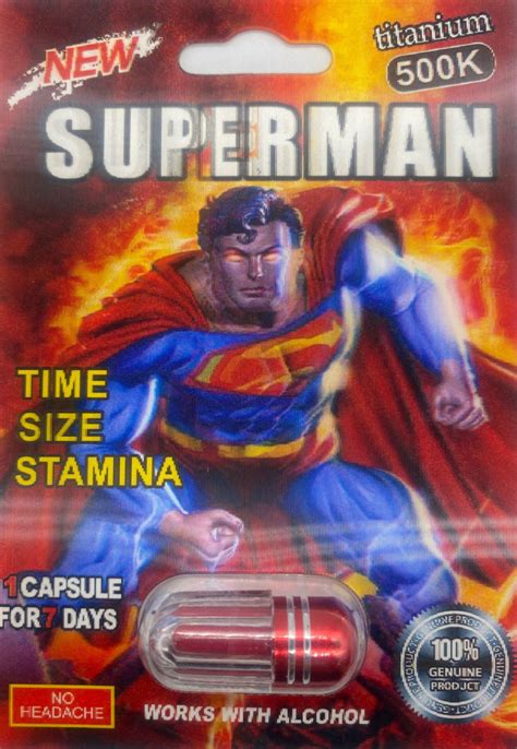 Superman 500k Titanium Male Sexual Enhancement Pill Enhanceme