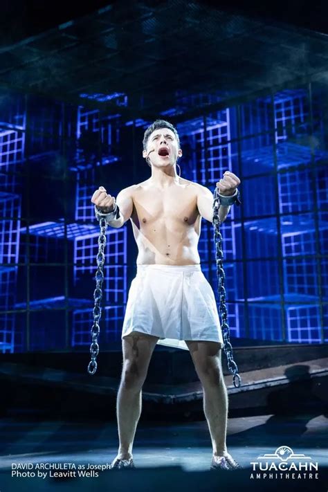 David Archuleta Goes Shirtless In Dreamcoat Musical Photos