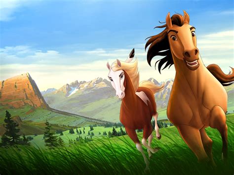 Spirit And Rain Dreamworks Characters Dreamworks Animation Disney And