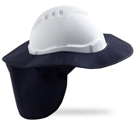 Hard Hat Brim Cotton Accessories Sun Protection Safety Zone Australia