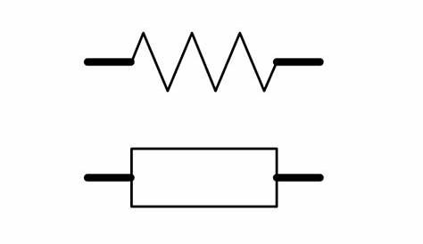 resistor circuit diagram symbol