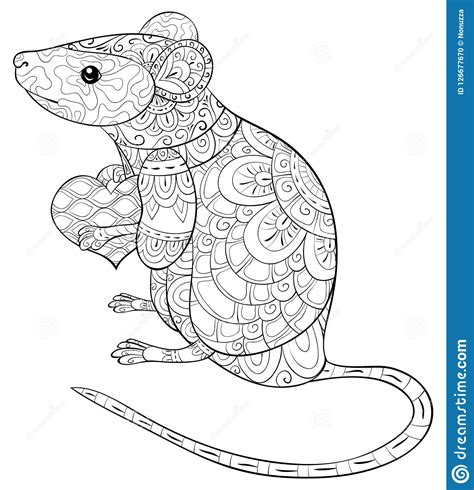 Cute Rat Coloring Pages - Miinullekko