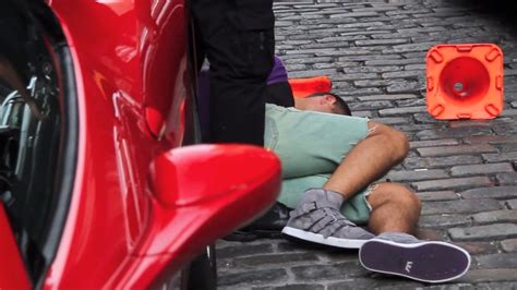 Ferrari Driver Stomped For Running Over Cops Foot Sued By Cop For 10