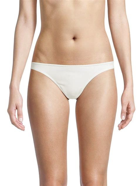 Suboo Swimsuits Cover Ups Womens Kaia Slim Fit Bikini Bottoms Ivory