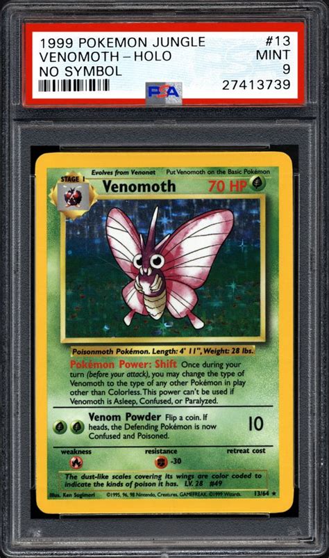 Check spelling or type a new query. Auction Prices Realized Tcg Cards 1999 POKEMON JUNGLE Venomoth-Holo No Symbol Summary