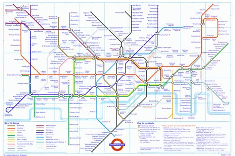 London Underground Map London Tube Map 2023