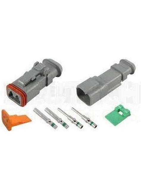 Buy Deutsch Dt Series 2 Way Connector Kit Shrink Boot Adaptor Incl