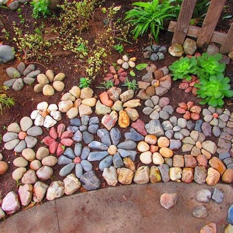 Awesome Diy River Rock Ideas Decorations Artmyideas Rock Garden Design Rock Garden