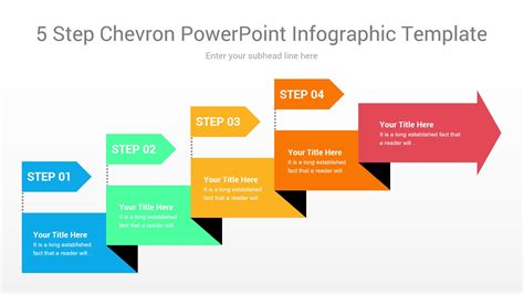 5 Step Chevron Powerpoint Infographic Template CiloArt 36396 Hot Sex