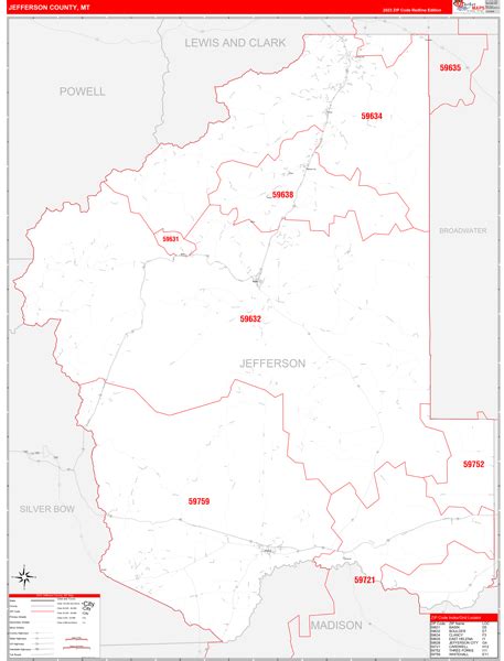 Maps Of Jefferson County Montana