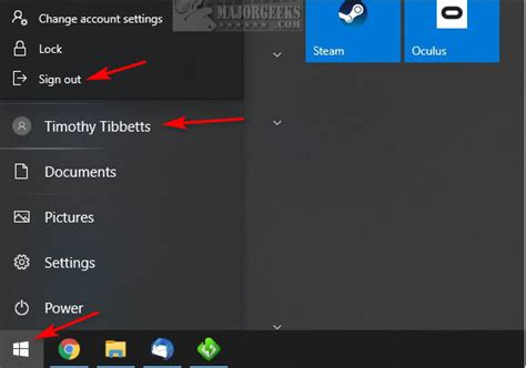 2 Sign Out Of Windows 10 Using Winx