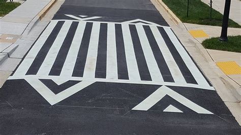 Road Striping For Traffic Calming Benefits Road Markings Traffic Calm
