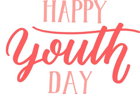 International Youth Day Clipart International Happy Youth Day Png 2021