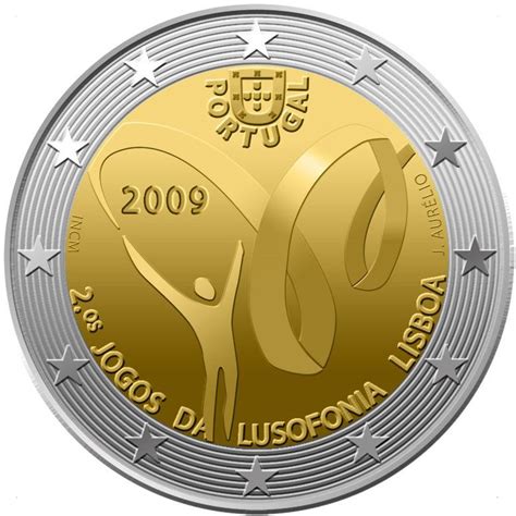 2 Euro Lusophony Games 2009 Series Commemorative 2 Euro Coins