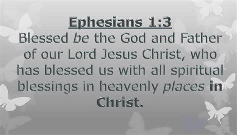 Ephesians 13 Every Spiritual Blessing In Christ