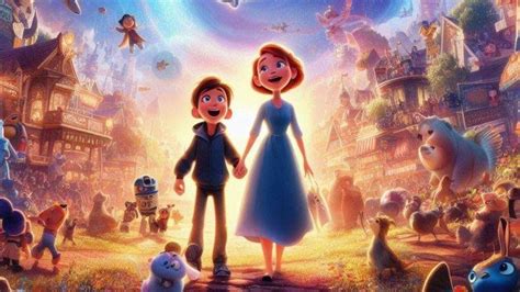 Cara Gampang Buat Poster Film AI Disney Pixar Di Bing Creator Image