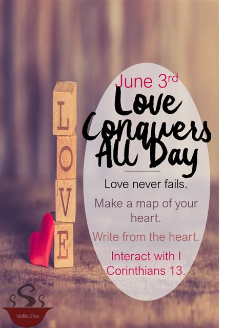 Love Conquers All Day June Sixth Grade Social Emotional