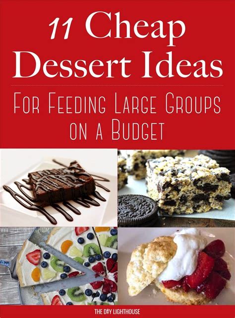 From making the most of seasonal fruits to ice cream, these recipes truly celebrate summer. 11 Cheap Dessert Ideas for Feeding a Large Group on a ...