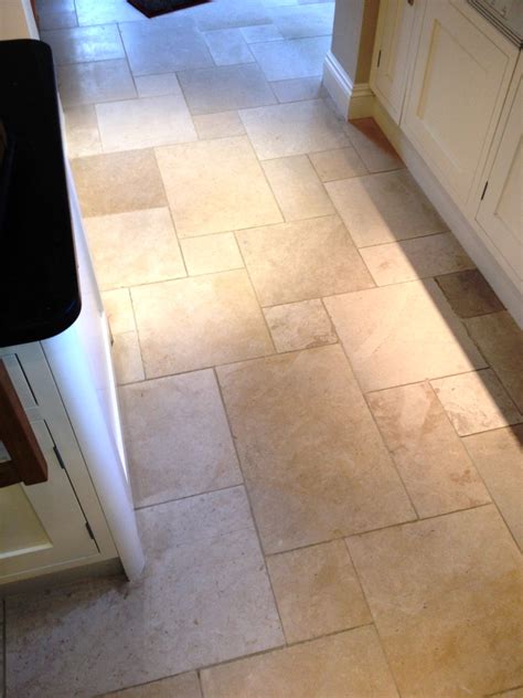 Limestone Kitchen Floor Cleaning In Hampton South Middlesex Tile Doctor