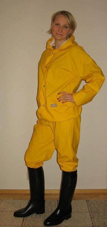 rukka rainsuit rain wear rainwear girl yellow raincoat