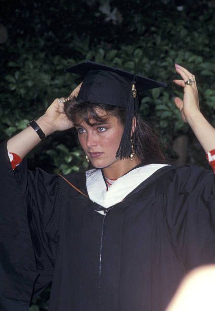 Brooke Shields Graduation From Princeton University June 9 1987