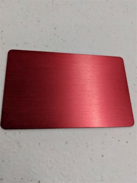 100 Anodized Aluminum Business Card Blanks Laser Engraver Round