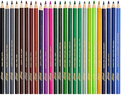 Prang Thick Core Color Pencil Set 50 33mm Prang