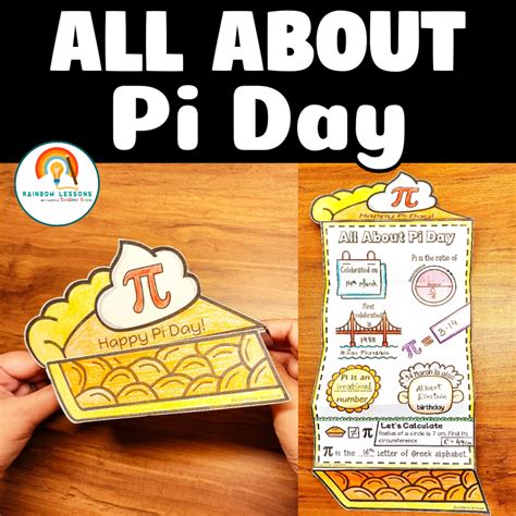Pi Day Writing Crafts Pi Day Activities All About Pi Day Pi Day