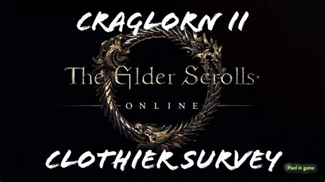 ESO Clothier Survey Craglorn II Location Elder Scrolls Online