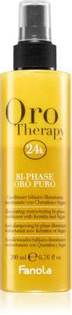 Fanola Oro Therapy Bi Phase Oro Puro Leave In Spray Conditioner For