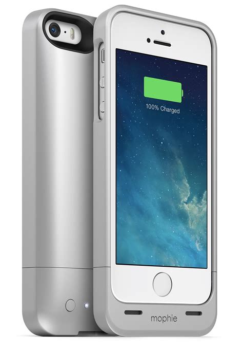 Mophie Juice Pack Helium 1500mah Battery Case For Iphone 55s Silver