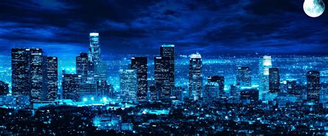 Los Angeles Skyline Night Time