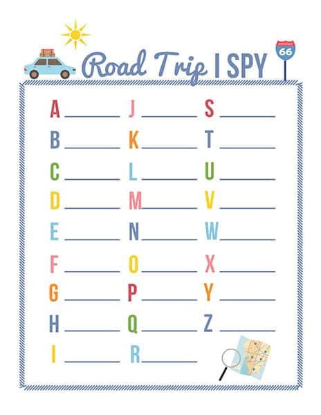 15 Free Printable Road Trip Activities And Games For Kids Mama Cheaps