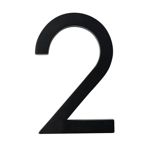 Taymor 5in Designer House Number 2 BLK | The Home Depot Canada