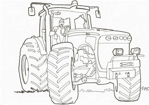 Coloriage Un Tracteur en ligne et dessin gratuit à imprimer Dessine