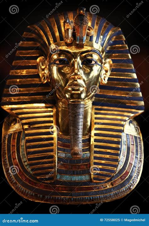 The Golden Mask Of King Tut Ankh Amen Stock Image Image Of Gold