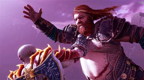 God Of War Ragnarok Thor Vs Kratos Final Fight Death Scene Youtube