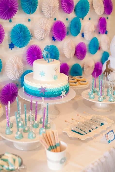 Karas Party Ideas Vibrant Frozen Birthday Party Karas