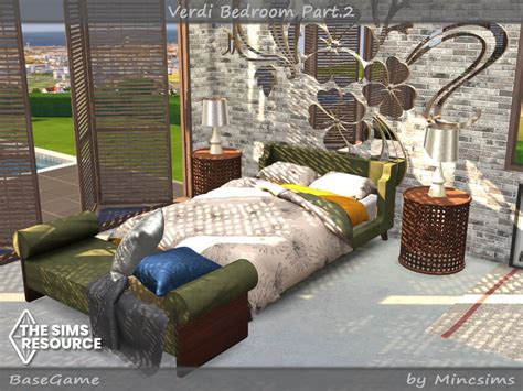 Sims 4 Verdi Bedroom Part2 By Mincsims At Tsr Best Sims Mods