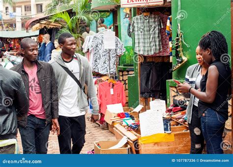 Shoppers In Pioneer Mall Kampala Uganda Editorial Photo Image Of