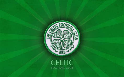 Download Wallpapers Celtic Fc Fabric Logo Scottish Premiership