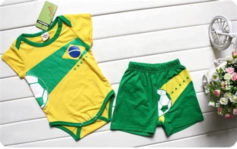 Best 2014fifa World Cup Brazil Boys Outfits Baby Clothes Sets Jersey
