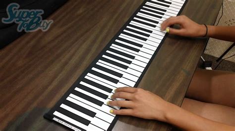 Get it as soon as mon, may 24. 61-KEY FLEXIBLE ROLL-UP SOFTKEY MIDI KEYBOARD PIANO (Heart ...