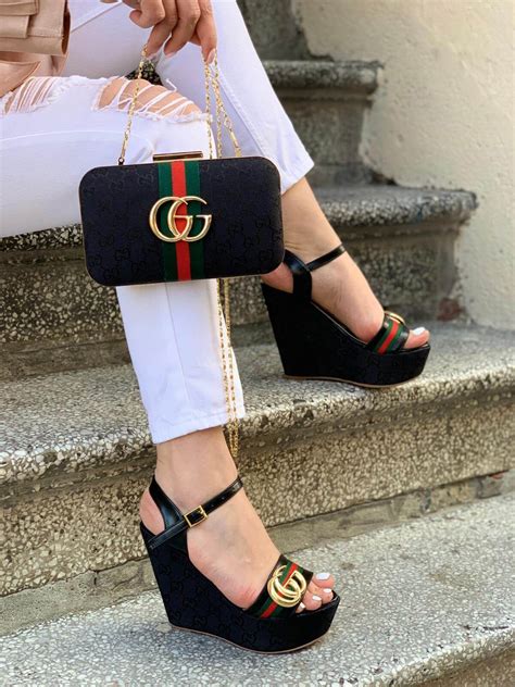 Gucci Summer Wedge Shoes
